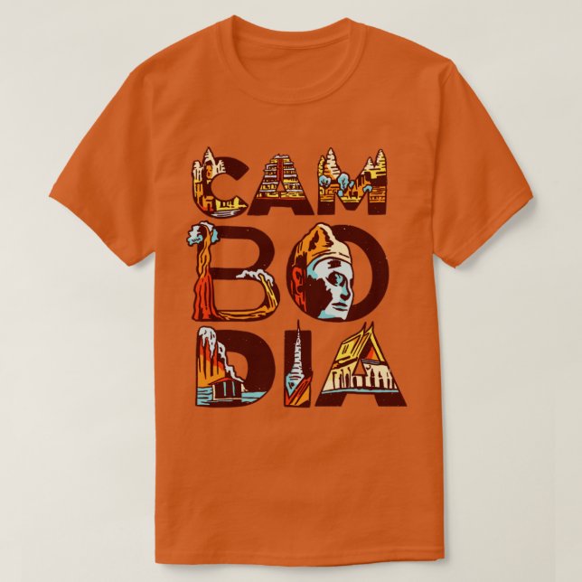 Cambodia T-Shirt (Design Front)