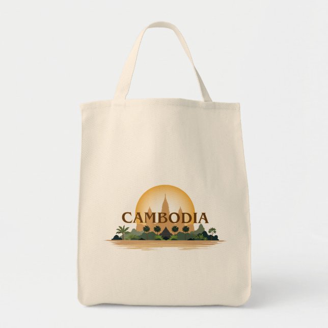 Cambodia Tote Bag (Front)