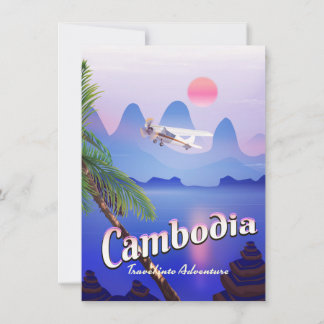 Cambodia 'Travel into Adventure' Invitation