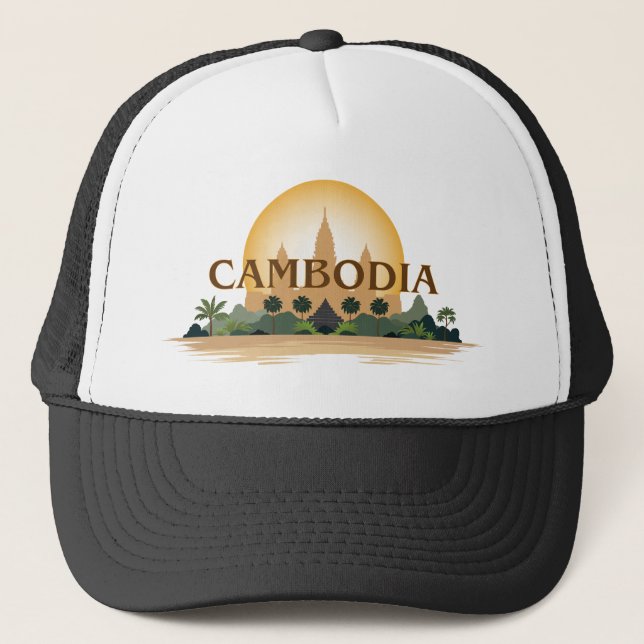 Cambodia Trucker Hat (Front)