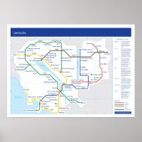 Cambodia tube map