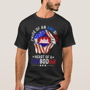 Cambodian American America Pride Foreign Cambodia T-Shirt