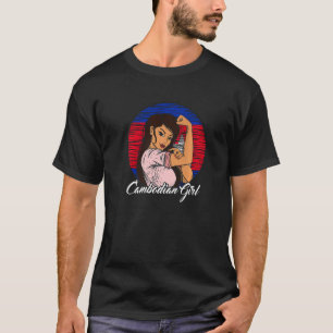 Cambodian Flag Cambodia Cambodian Girl 1 T-Shirt