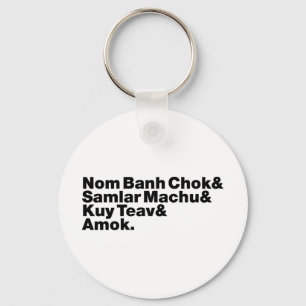 Cambodian / Khmer Street Food Key Ring