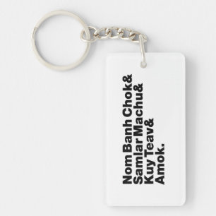 Cambodian / Khmer Street Food Key Ring