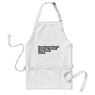 Cambodian / Khmer Street Food Standard Apron