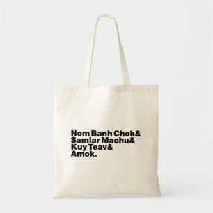 Cambodian / Khmer Street Food Tote Bag