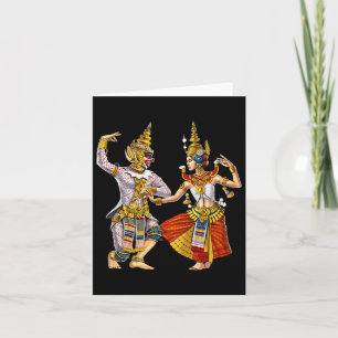 Cambodian Khmer Traditional Dance Apsara Cambodia Card
