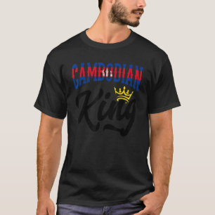 Cambodian King Cambodia Cambodian Cambodia Flag T-Shirt