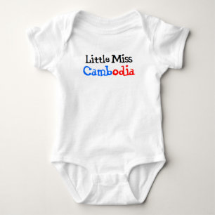 cambodian little miss baby bodysuit