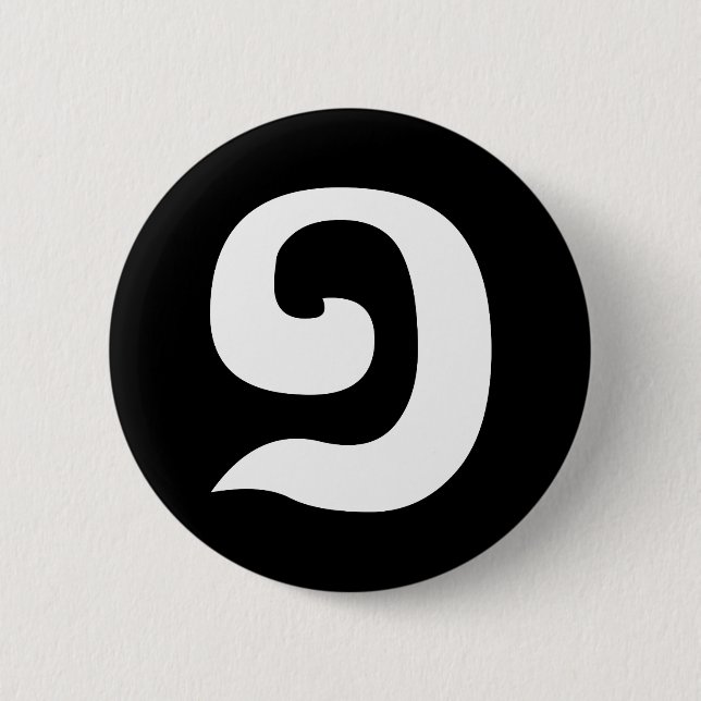 Cambodian Number 1 / One / ១ (Muəj) Khmer Language 6 Cm Round Badge (Front)