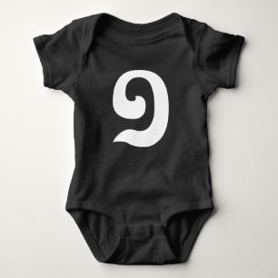 Cambodian Number 1 / One / ១ (Muəj) Khmer Language Baby Bodysuit