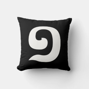 Cambodian Number 1 / One / ១ (Muəj) Khmer Language Cushion