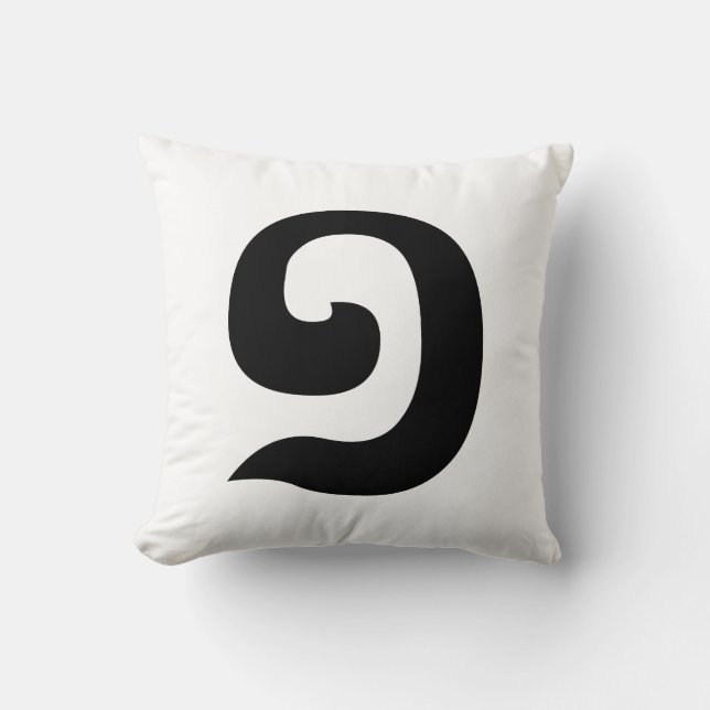 Cambodian Number 1 / One / ១ (Muəj) Khmer Language Cushion (Front)