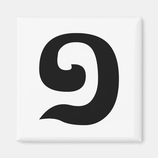 Cambodian Number 1 / One / ១ (Muəj) Khmer Language Magnet (Front)