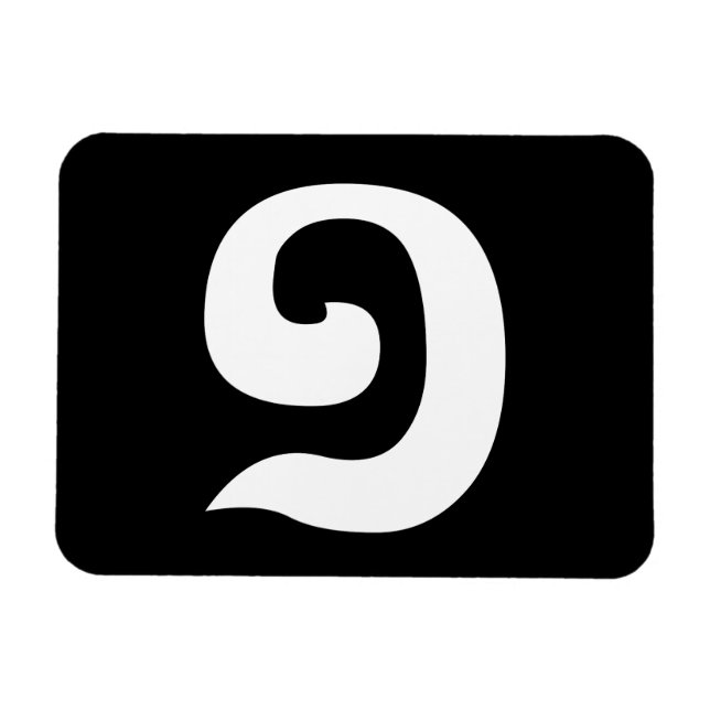 Cambodian Number 1 / One / ១ (Muəj) Khmer Language Magnet (Horizontal)