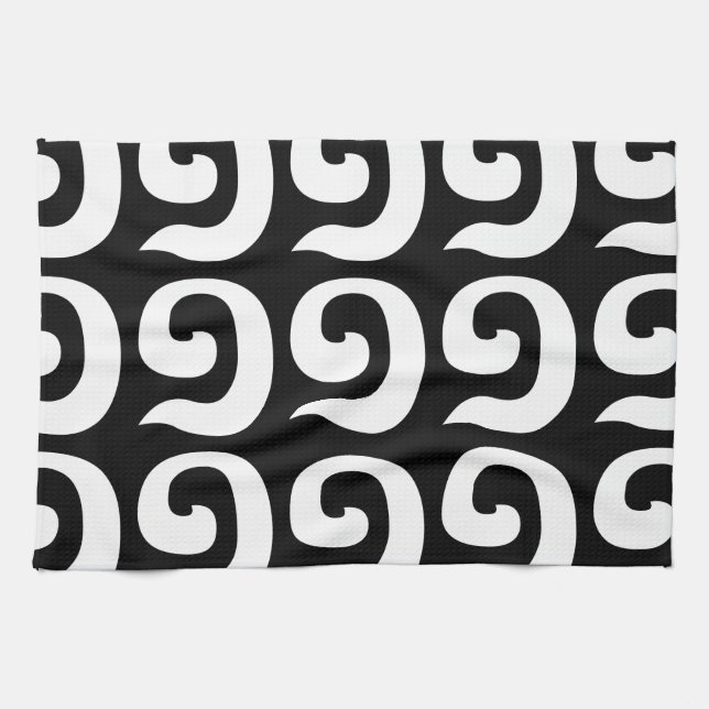 Cambodian Number 1 / One / ១ (Muəj) Khmer Language Tea Towel (Horizontal)