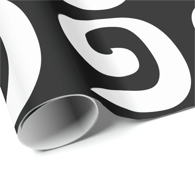 Cambodian Number 1 / One / ១ (Muəj) Khmer Language Wrapping Paper (Roll Corner)