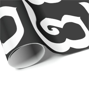 Cambodian Number 2 / Two / ២ (Pi) Khmer Language Wrapping Paper