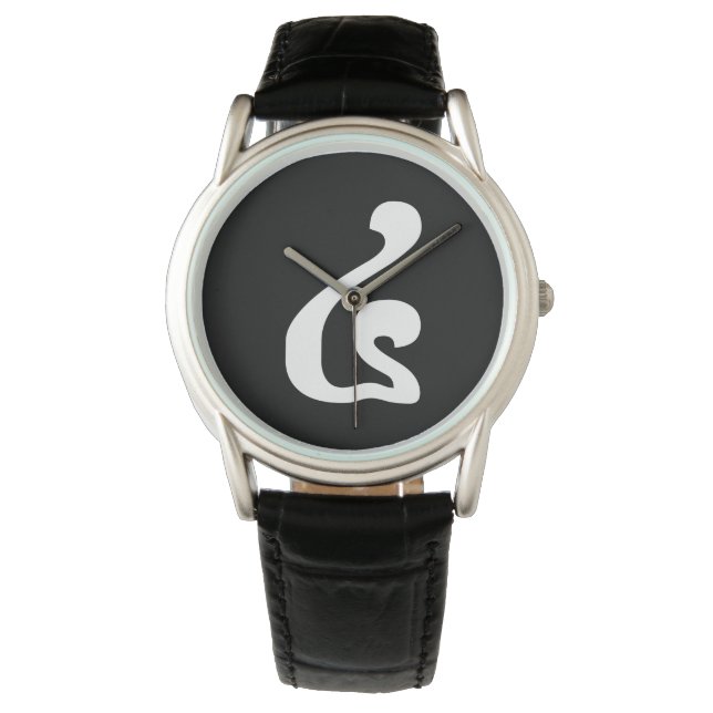 Cambodian Number 4 / Four / ៤ (Buen) Khmer Script Watch (Front)