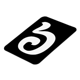 Cambodian Number 6 / Six / ៦ (Pram Muəj) Khmer Magnet