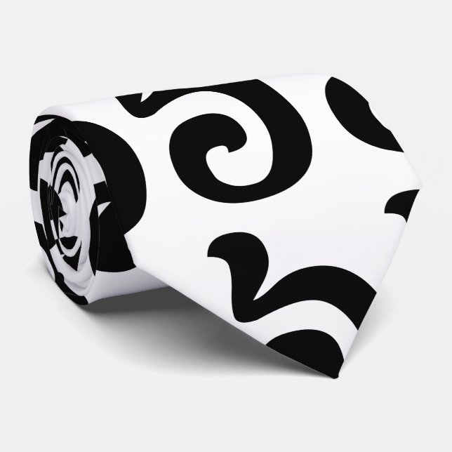 Cambodian Number 6 / Six / ៦ (Pram Muəj) Khmer Tie (Rolled)