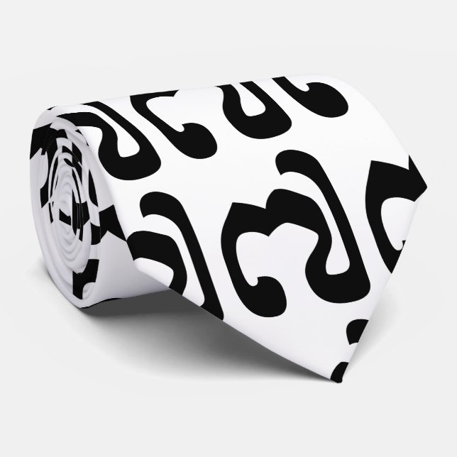 Cambodian Number 7 / Seven / ៧ (Pram Pi) Khmer Tie (Rolled)