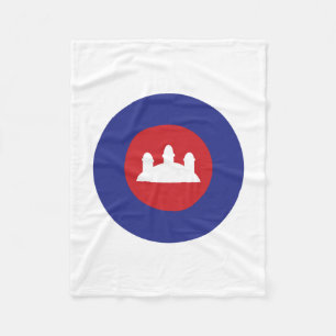 Cambodian Roundel Fleece Blanket