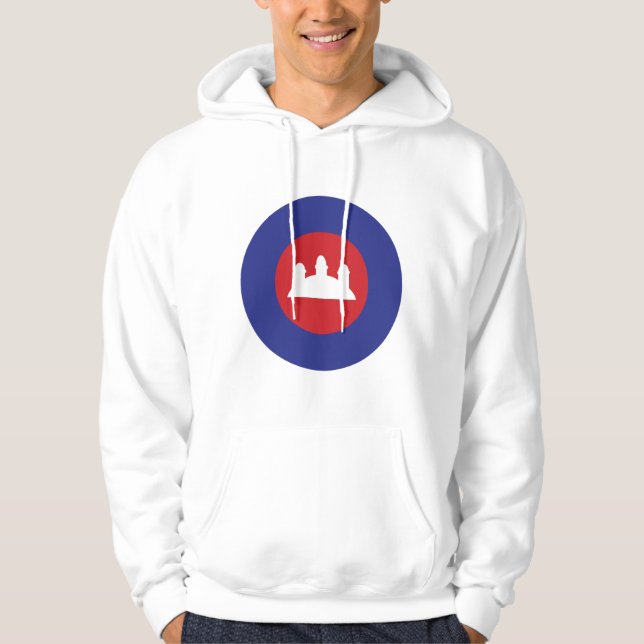 Cambodian Roundel Hoodie (Front)
