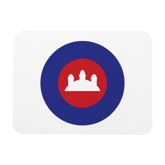 Cambodian Roundel Magnet (Horizontal)