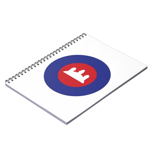 Cambodian Roundel Notebook (Left Side)