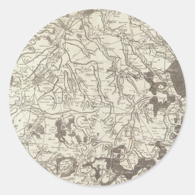 Cambrai Classic Round Sticker (Front)