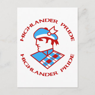 Cambria Heights Highlander Pride Design Postcard