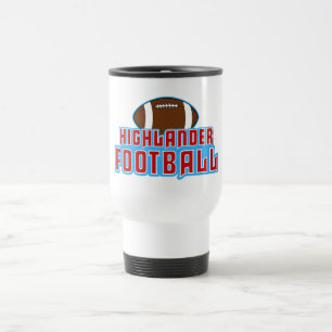 Cambria Heights Highlanders Football Design Travel Mug