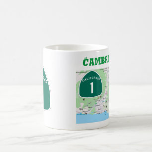 Cambria map  coffee mug