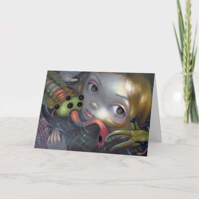 "Cambrian Mermaid" Greeting Card (Front)