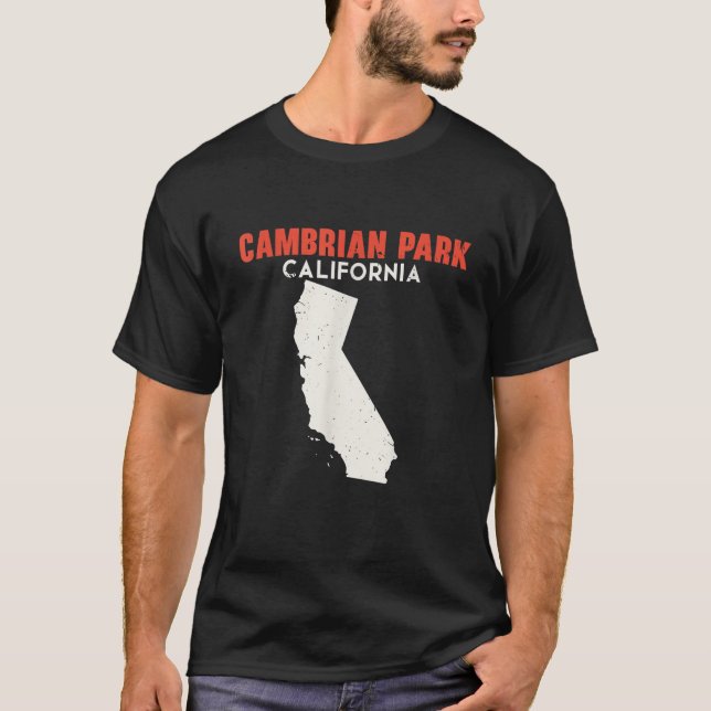 Cambrian Park California USA State America Travel  T-Shirt (Front)