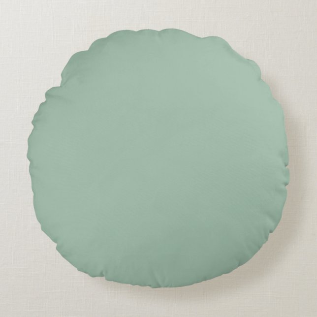 Cambridge   blue round cushion (Front)