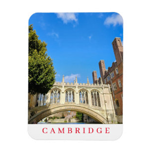 Cambridge Bridge of Sighs view fridge magnet