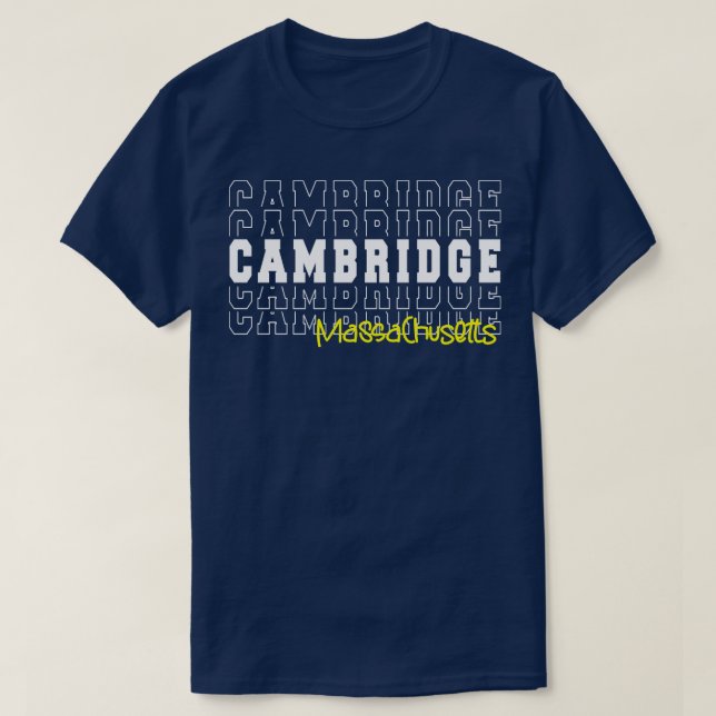 Cambridge city Massachusetts Cambridge MA T-Shirt (Design Front)