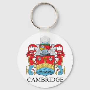 Cambridge coat of arms key ring