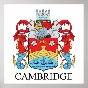 Cambridge coat of arms poster