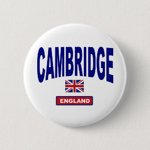 Cambridge England 6 Cm Round Badge