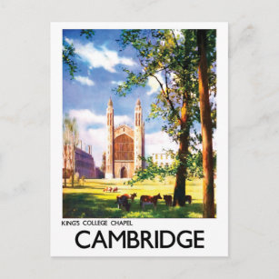 Cambridge, King's college chapel, United Kingdom Postcard