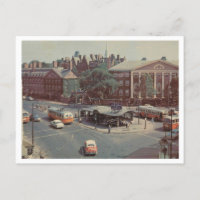 Cambridge MA, Harvard Square, 1960 Retro Vintage