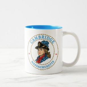 Cambridge Massachusetts Colonial Two-Tone Coffee Mug