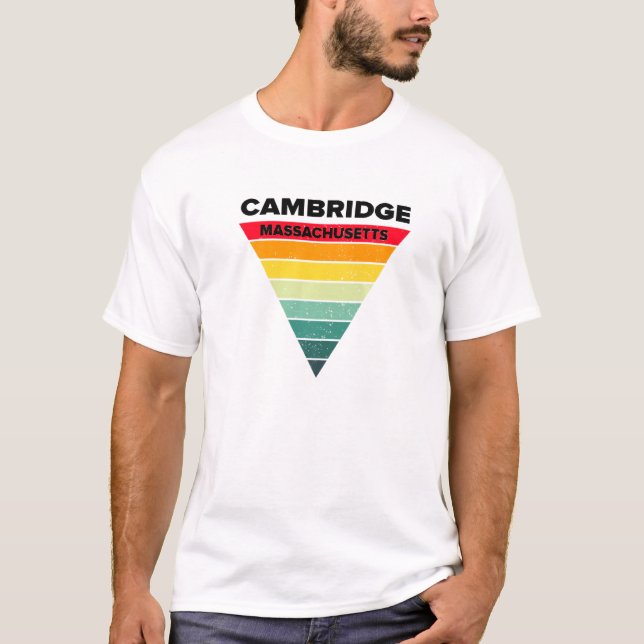 Cambridge Massachusetts Ma Hometown Cantabrigian H T-Shirt (Front)