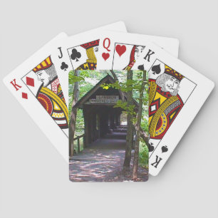 Cambron Covered Bridge, Madison County, Alabama Playing Cards