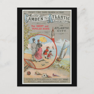 Camden and Atlantic Railroad Postcard