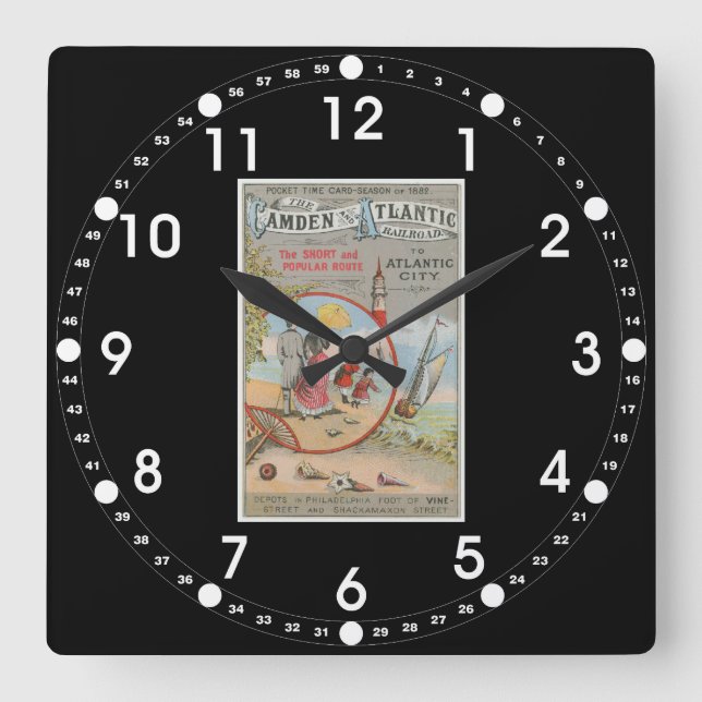 Camden and Atlantic Railroad Wall Clock (Front)